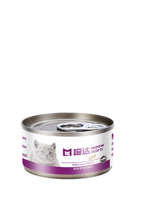 Eco系列吞拿赤身猫罐头-吞拿鱼鱿鱼配方